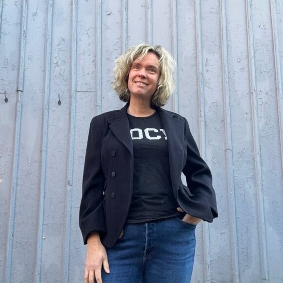 Donna Karen Vintage Wool Blazer, size 10 - Picture 1 of 10